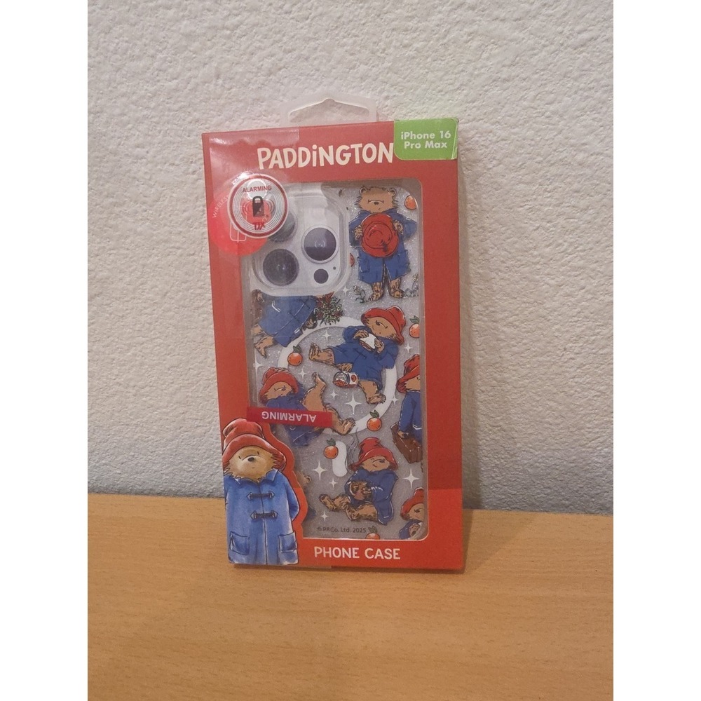 Paddington Bear Glittery iPhone 16 Pro Max Phone Case